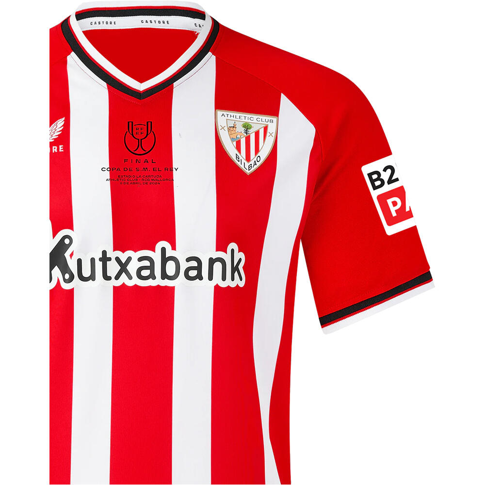 Castore camiseta de fútbol oficiales ATHL.BILBAO 24 REPLICA COPA ROBL vista detalle