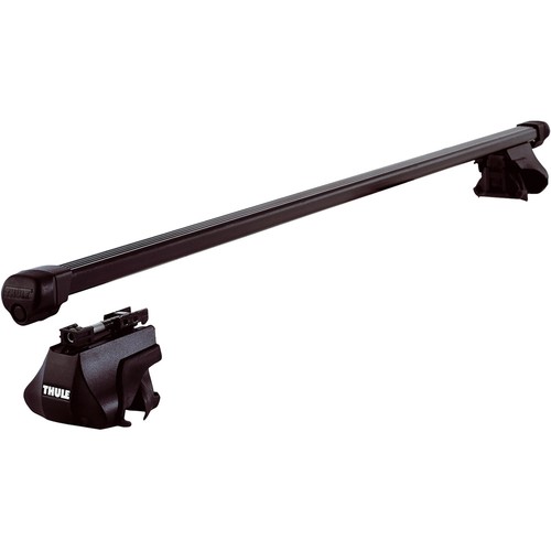 THULE BARRAS TH ACERO CUADRADAS 120CM 2 UNIDAD negro
