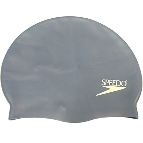 SPEEDO PLAIN FLAT SILICONE CAP azul
