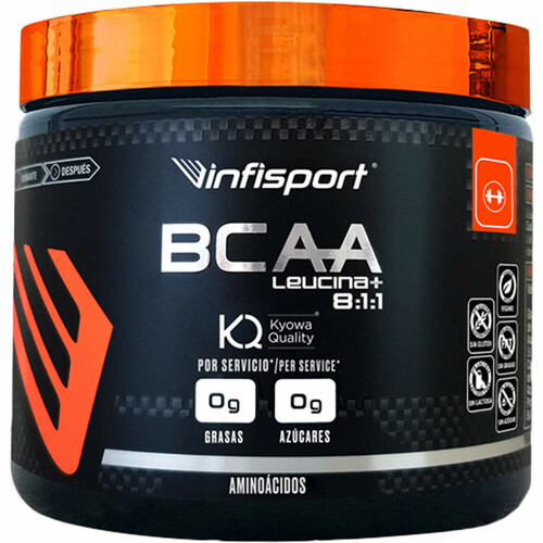 INFISPORT BCAA POLVO 200 GR gris