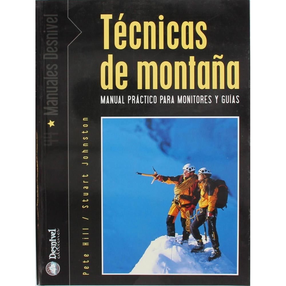 Desnivel libros Desnivel TECNICAS DE MONTANA vista frontal Desnivel libros Desnivel TECNICAS DE MONTANA vista frontal