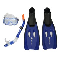 Seafor kit gafastubo y aletas snorkel Seafor FREERIDE AZ vista frontal Seafor kit gafastubo y aletas snorkel Seafor FREERIDE AZ vista frontal