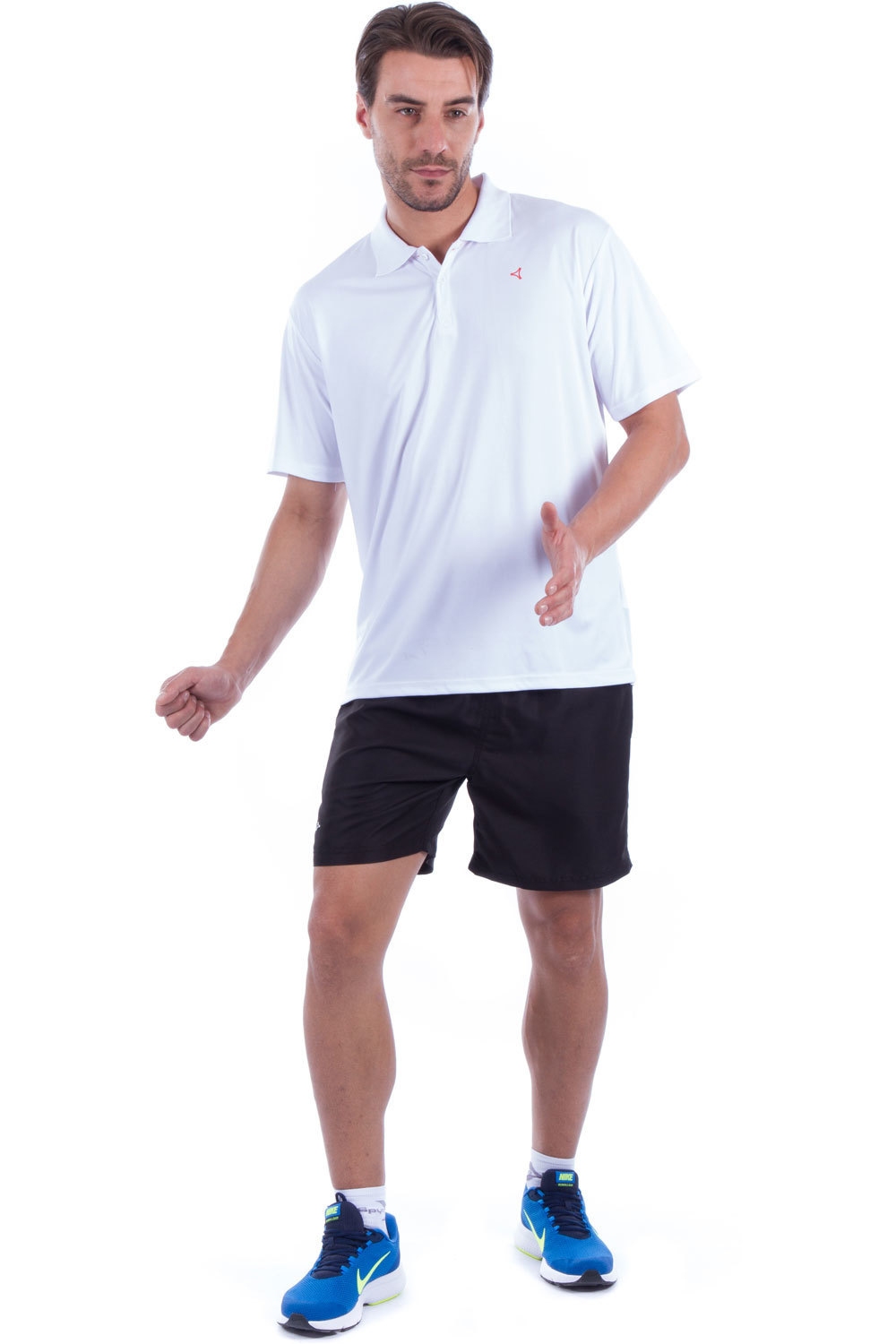 Masspro polo tenis manga corta hombre Masspro H-ALAHO White vista detalle Masspro polo tenis manga corta hombre Masspro H-ALAHO White vista detalle