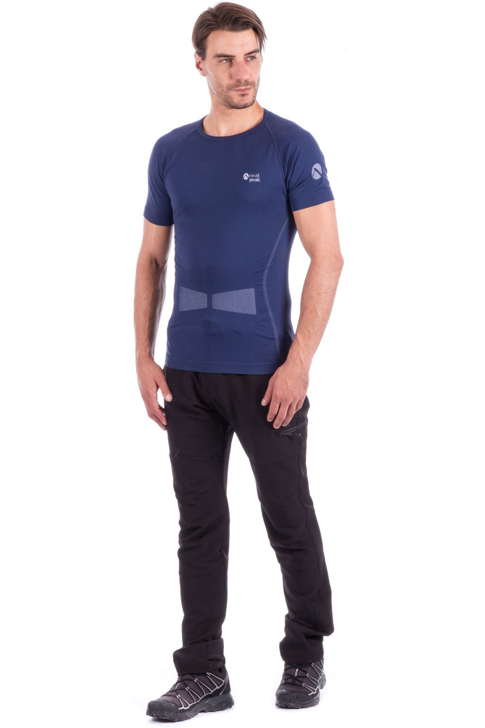 Neak Peak camiseta térmica manga corta hombre Neak Peak CTA M/C SR TEC BLUE vista detalle Neak Peak camiseta térmica manga corta hombre Neak Peak CTA M/C SR TEC BLUE vista detalle