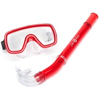 Aqualung kit gafas y tubo snorkel niño Aqualung COMBO PEEKA TONGA JR vista frontal Aqualung kit gafas y tubo snorkel niño Aqualung COMBO PEEKA TONGA JR vista frontal