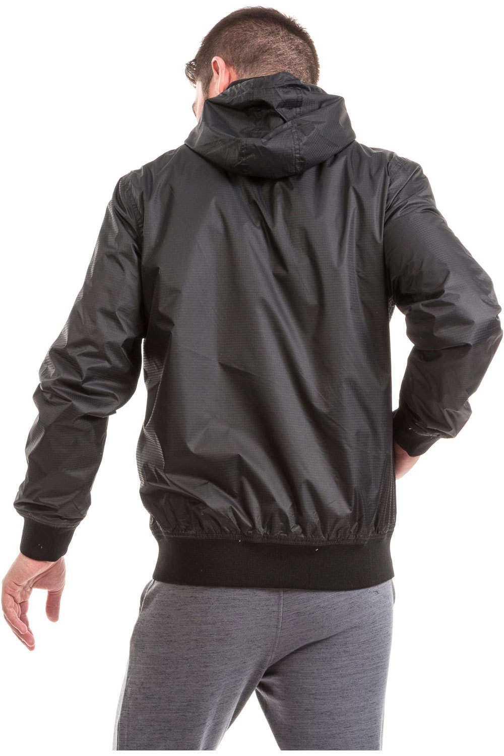Abery chaquetas hombre Abery B-VIZON BLACK vista trasera Abery chaquetas hombre Abery B-VIZON BLACK vista trasera