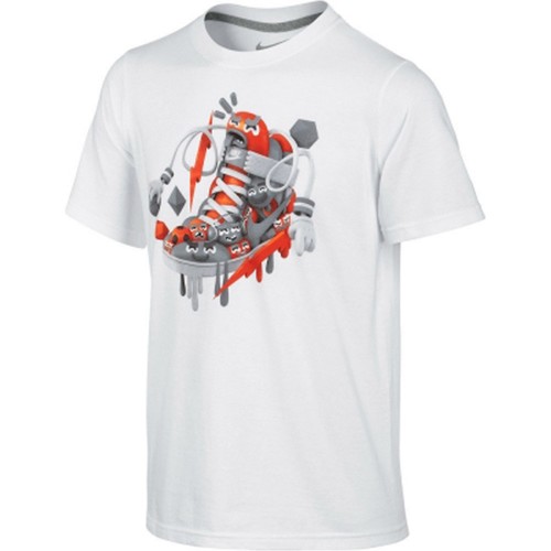 NIKE SNEAKER DNA TEE YTH blanco