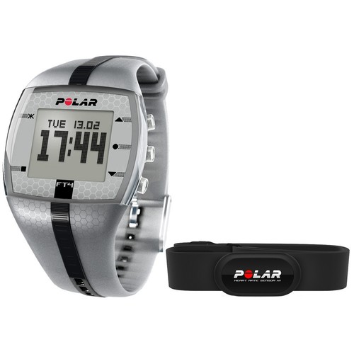 POLAR FT4M PLATA/NEGRO