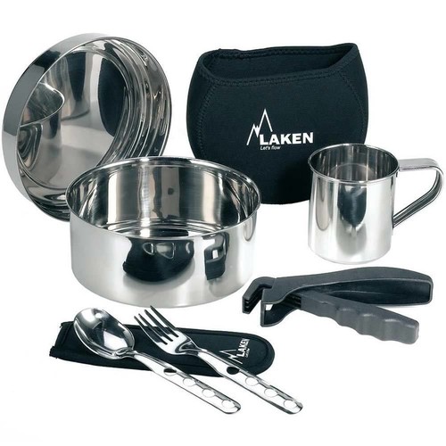 LAKEN BATERIA DE CAMPING DE ACERO DE 17 CM