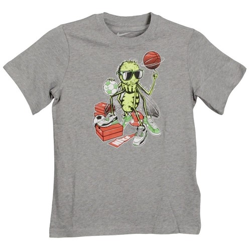 NIKE PRE CHAR FOREVER FLY TEE YTH gris