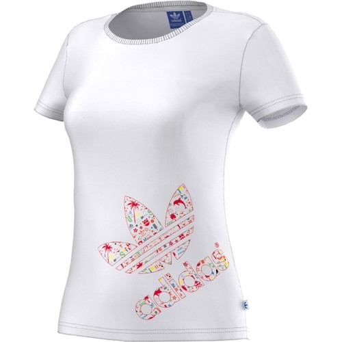 ADIDAS TREFOIL TEE SLA BL blanco