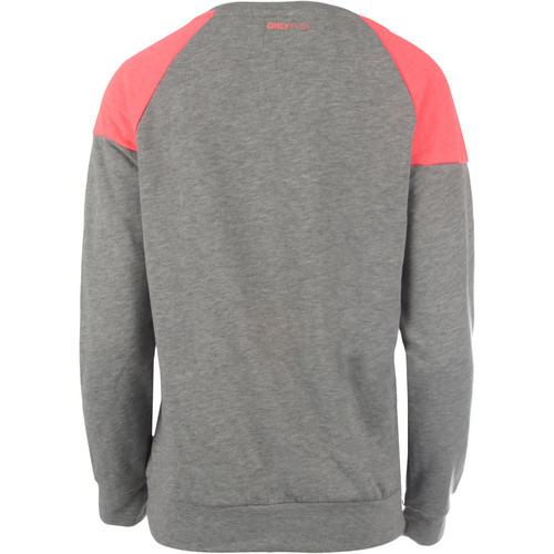 ONLY PLAY MAKAYLA O-NECK SWEAT gris