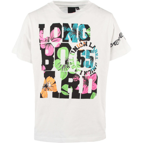 LONGBOARD PARADISE TEE blanco