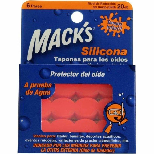 MACKS TAPONES SILICONA INFANTI