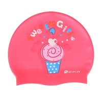 Seafor gorro natación niño Seafor SILICONA ESTAMP RS vista frontal Seafor gorro natación niño Seafor SILICONA ESTAMP RS vista frontal