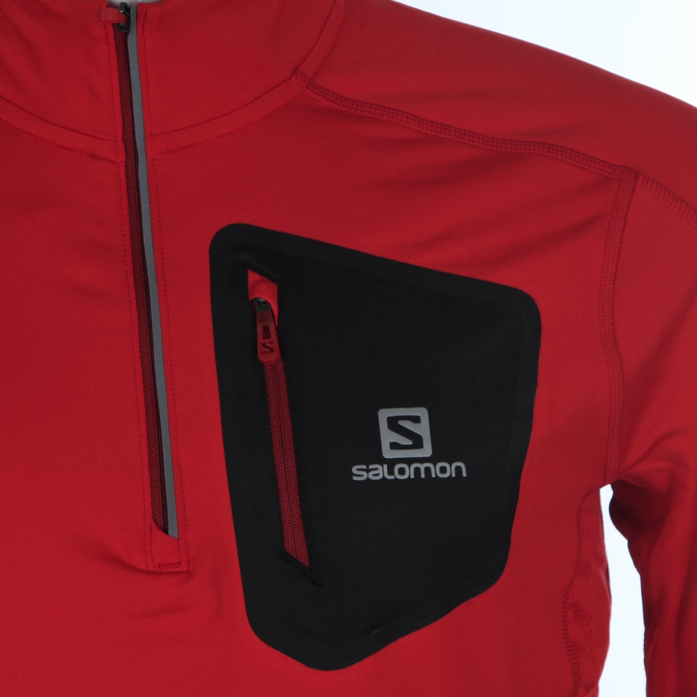 Salomon camiseta técnica manga larga hombre Salomon TRAIL RUNNER WARM LS ZP TEE M vista detalle Salomon camiseta técnica manga larga hombre Salomon TRAIL RUNNER WARM LS ZP TEE M vista detalle