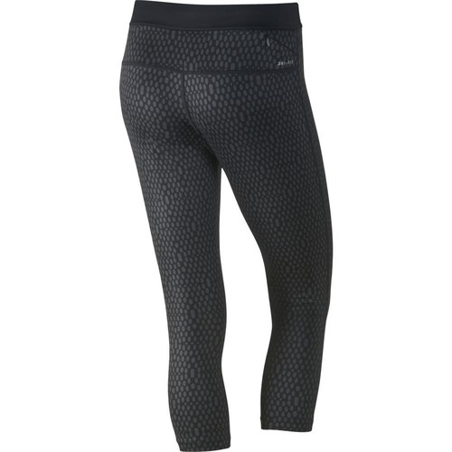NIKE MIRROR MESH RELAY CROP negro