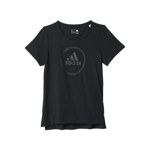 ADIDAS BOXY LOGO TEE negro