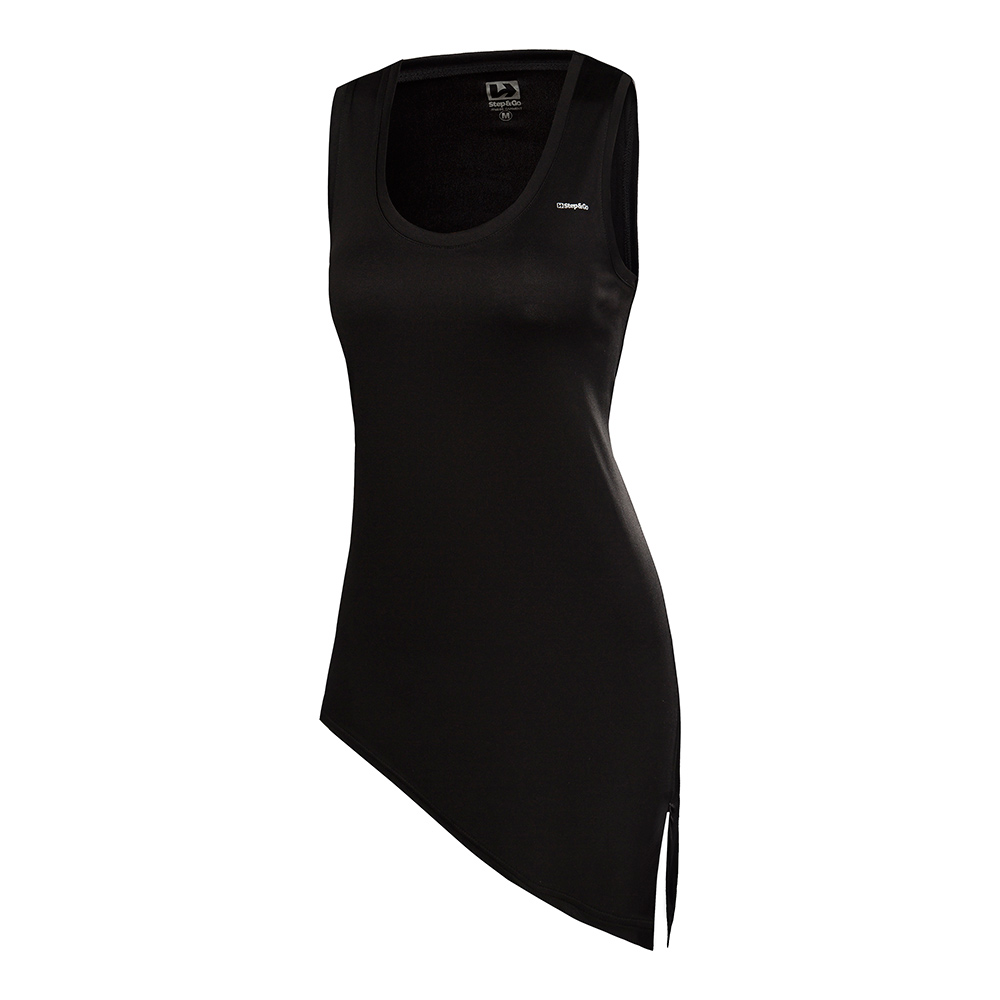 Step&Go camiseta tirantes fitness mujer Step&Go T-NADIA BLACK 03 Step&Go camiseta tirantes fitness mujer Step&Go T-NADIA BLACK 03