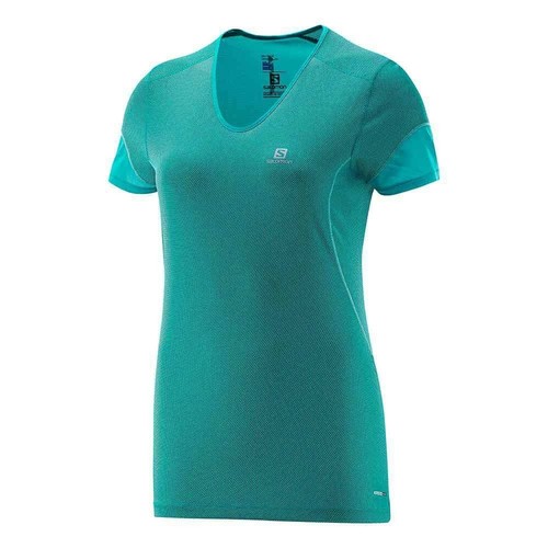 SALOMON TRAIL RUNNER SS TEE W VE verde
