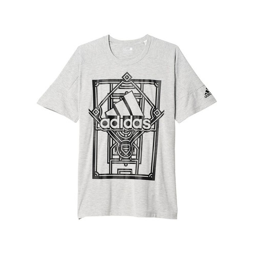 ADIDAS SIDE AOP TEE gris