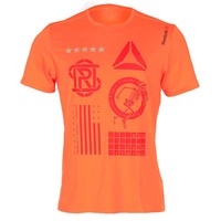 Reebok camiseta técnica manga corta hombre Reebok OSR SS TEE vista frontal Reebok camiseta técnica manga corta hombre Reebok OSR SS TEE vista frontal