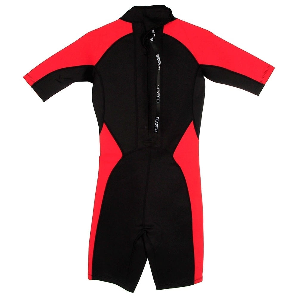 Seafor traje de neopreno corto Seafor MAIN vista trasera Seafor traje de neopreno corto Seafor MAIN vista trasera