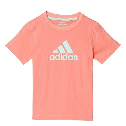 ADIDAS LK ESS LOGO TEE rosa