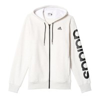 adidas sudadera hombre Adidas LIN FZ HOOD B vista frontal adidas sudadera hombre Adidas LIN FZ HOOD B vista frontal