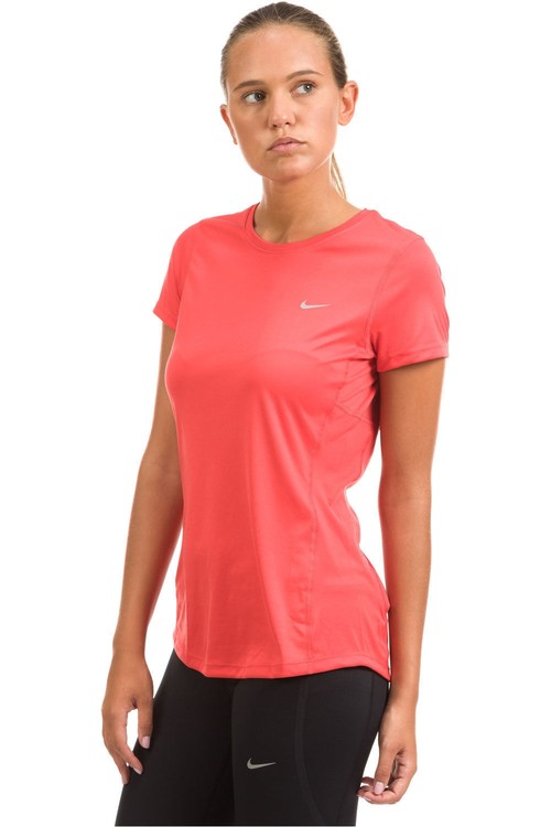 NIKE NIKE MILER SHORT SLEEVE naranja