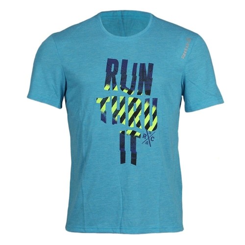 REEBOK RE SS TEE azul