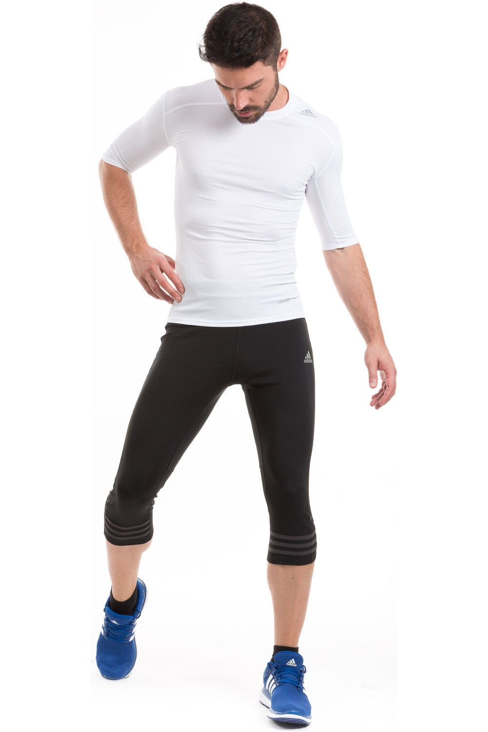 adidas camiseta térmica manga corta hombre Adidas TF BASE SS vista detalle adidas camiseta térmica manga corta hombre Adidas TF BASE SS vista detalle