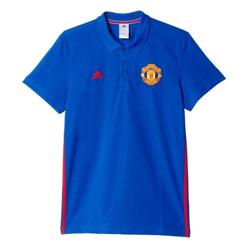 ADIDAS M.UNITED 17 3S POLO azul