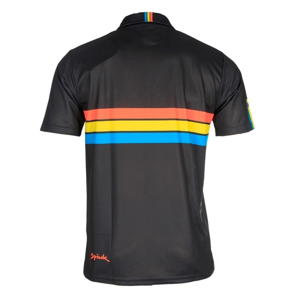 Spiuk maillot manga corta hombre POLO FSPV 16 NE vista trasera Spiuk maillot manga corta hombre POLO FSPV 16 NE vista trasera