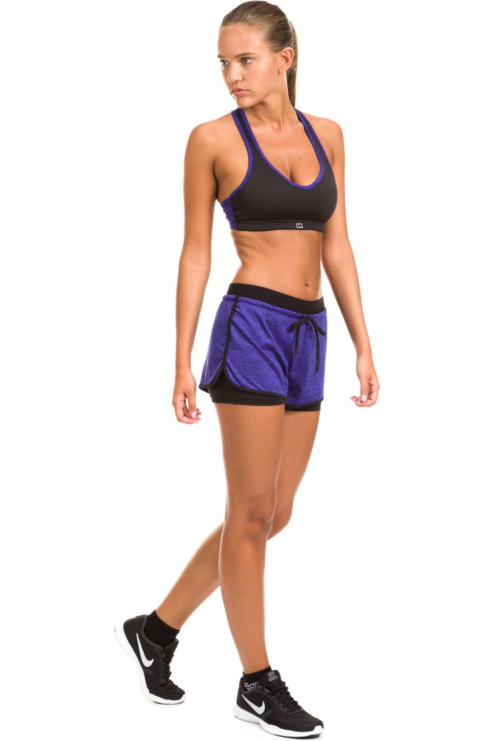 Step&Go pantalones y mallas cortas fitness mujer Step&Go ST- Indigo vista detalle Step&Go pantalones y mallas cortas fitness mujer Step&Go ST- Indigo vista detalle