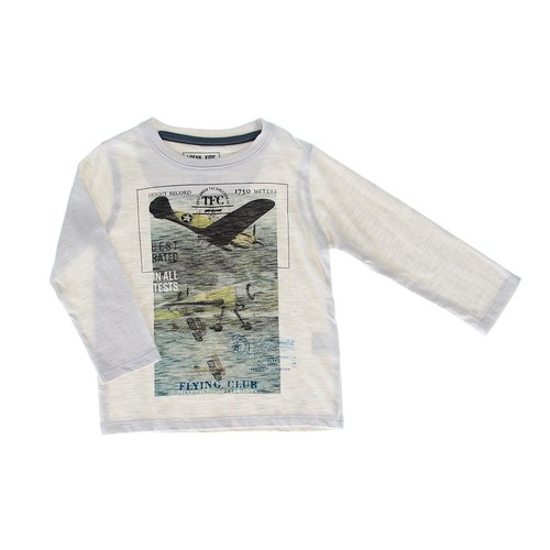 LOSAN CAMISETA LITTLE FLYING blanco