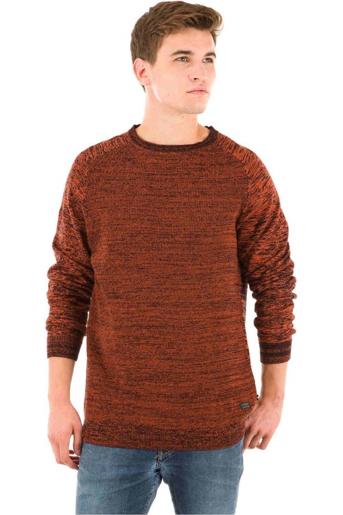 PRODUKT PKTBWO HALF KNIT marron