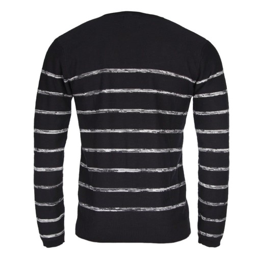 BLEND PULLOVER STRIPES azul