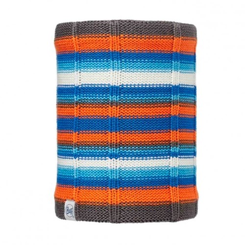 BUFF KNITTED POLAR FLEECE NECKWARMER LAD BLUE GREY azul