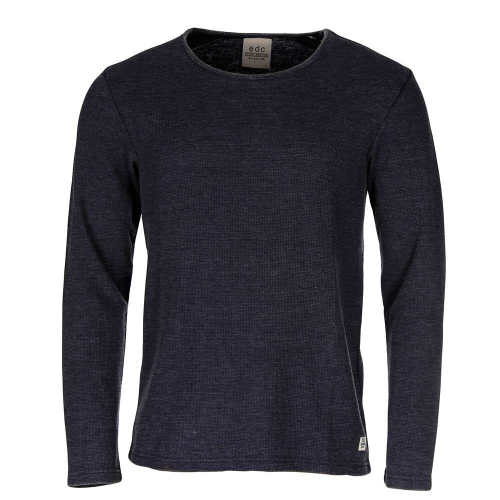 Esprit camiseta manga larga hombre Esprit EDC_BURN WAFFLE IS T-SHIRTS vista frontal Esprit camiseta manga larga hombre Esprit EDC_BURN WAFFLE IS T-SHIRTS vista frontal