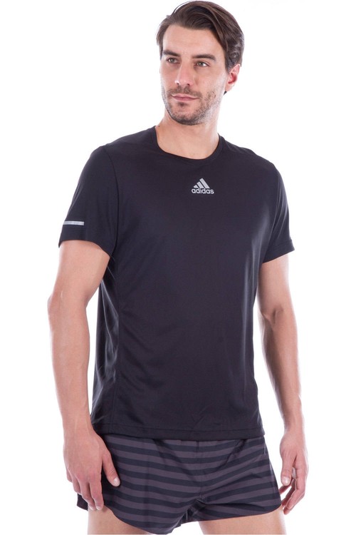ADIDAS RUN TEE M negro
