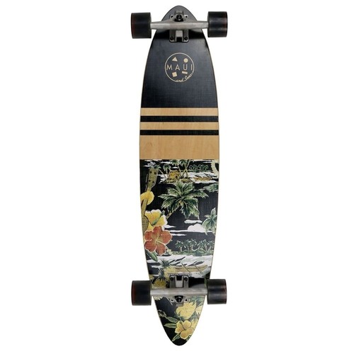 MAUI & SONS LONGBOARD FLORES MAUI marron