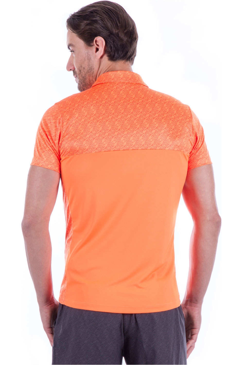 Asics polo tenis manga corta hombre Asics PADEL PLAYER GPX POLO vista trasera Asics polo tenis manga corta hombre Asics PADEL PLAYER GPX POLO vista trasera