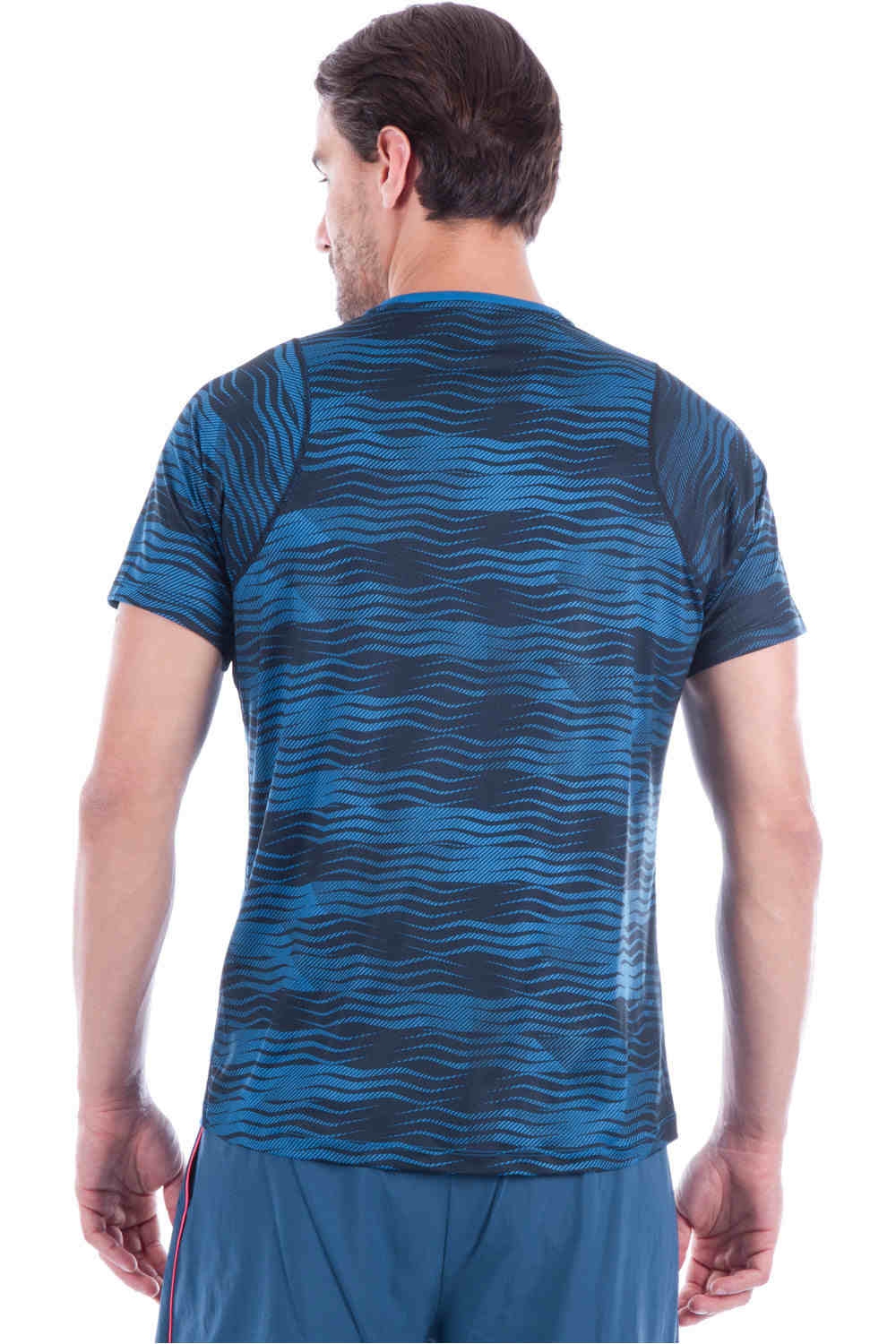 Asics camiseta tenis manga corta hombre Asics CHALLENGER GPX TOP AZ vista trasera Asics camiseta tenis manga corta hombre Asics CHALLENGER GPX TOP AZ vista trasera