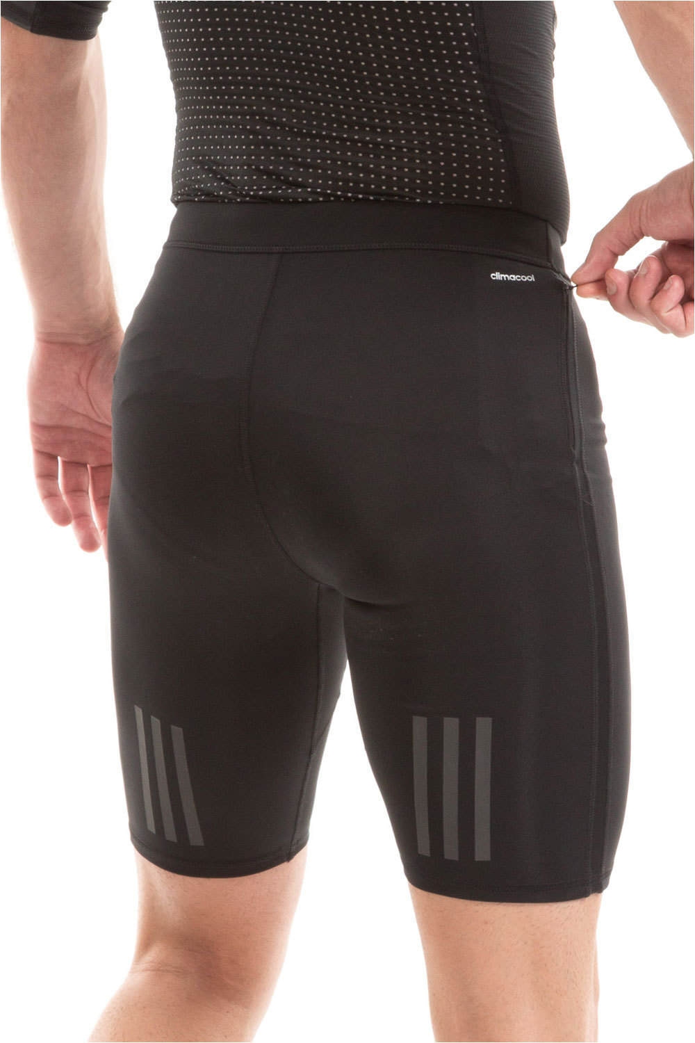 adidas malla corta running hombre Adidas RS SH TIGHT M vista trasera adidas malla corta running hombre Adidas RS SH TIGHT M vista trasera