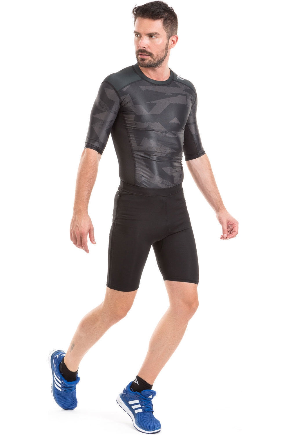 adidas malla corta running hombre Adidas RS SH TIGHT M vista detalle adidas malla corta running hombre Adidas RS SH TIGHT M vista detalle