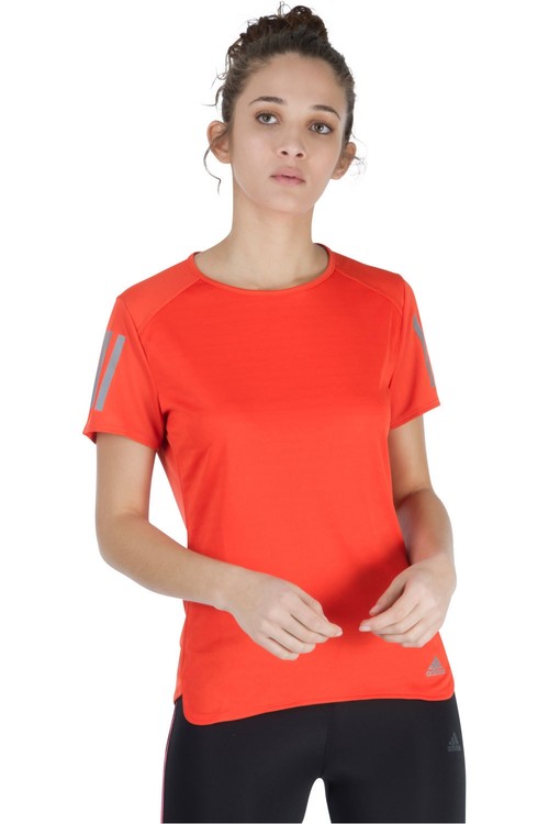 ADIDAS RS SS TEE W RO rojo