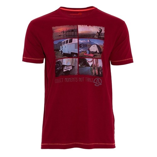 TERNUA CAMISETA ELBER rojo
