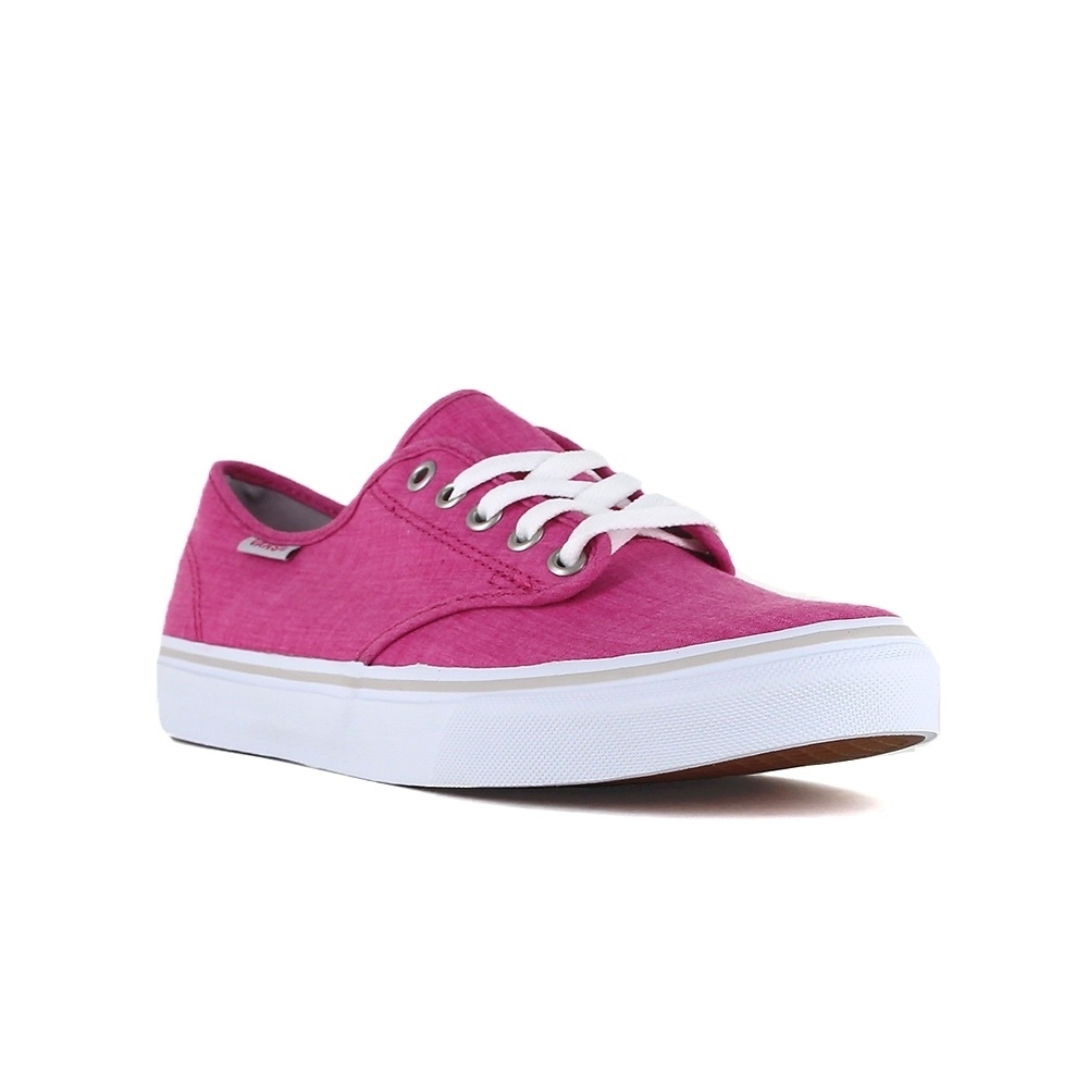 Vans zapatilla moda mujer Vans WM CAMDEN STRIPE (LINEN) BEET vista superior Vans zapatilla moda mujer Vans WM CAMDEN STRIPE (LINEN) BEET vista superior