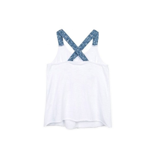 LOSAN CAMISETA  SLUB YARN blanco